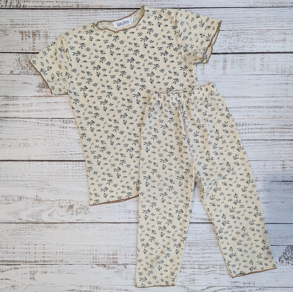 Floral Print Capri Set